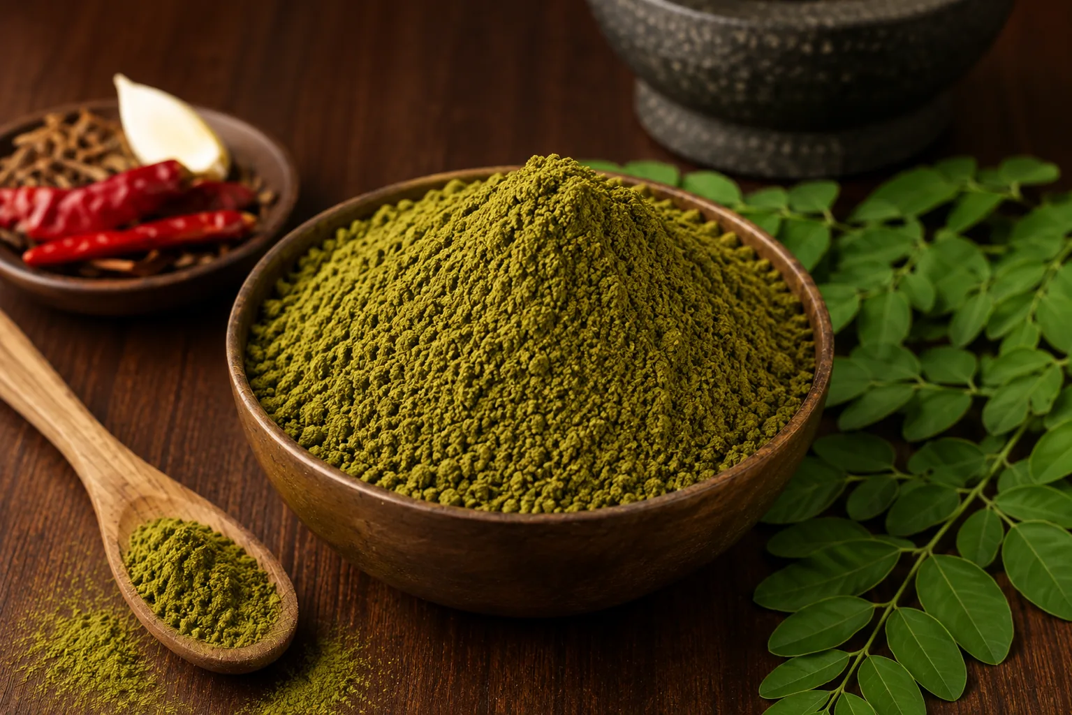 Sattva_The Natural Aura Moringa Chutney Powder